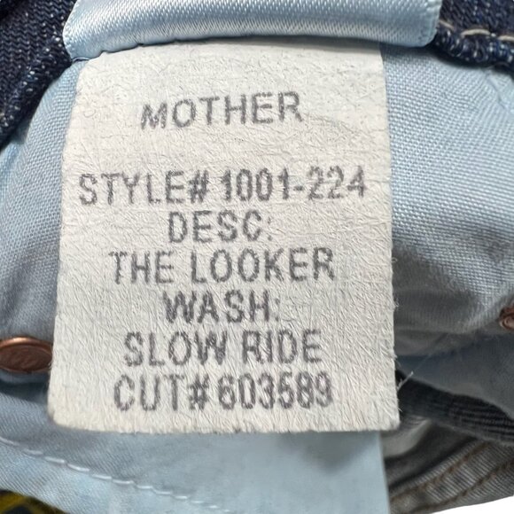 Mother The Looker in Slow Ride Skinny Jeans Size 26 - Picture 6 of 7
